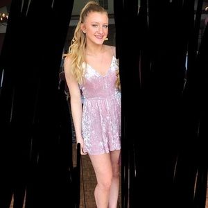 Crushed Velvet ROMPER